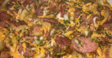 buzzsitmr.-cheese-potato-smoked-sausage-casserole.